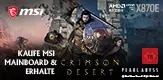 MSI CRIMSON DESERT MAINBOARD BUNDLE