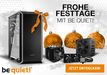 Genie&szlig;en Sie die Vorweihnachtszeit mit Qualit&auml;t von be quiet!