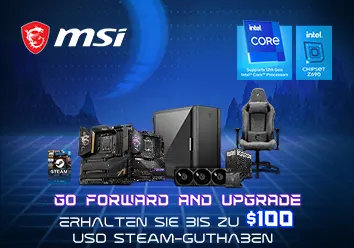 Jetzt bis zu 100 USD STEAM-Guthaben sichern!