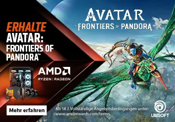 Erhalte AVATAR FRONTIERS OF PANDORA&trade; beim Kauf ausgew&auml;hlter AMD Produkte