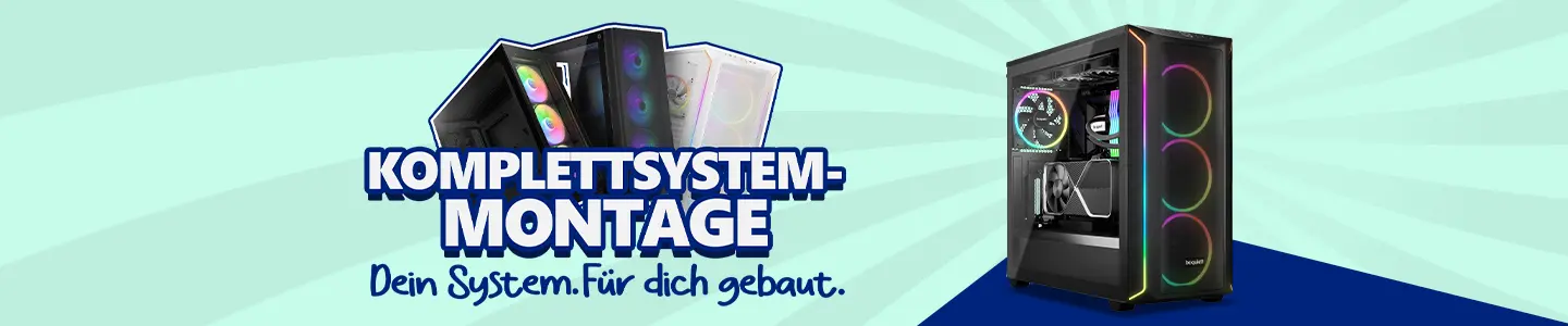 Komplettsystem-Montage