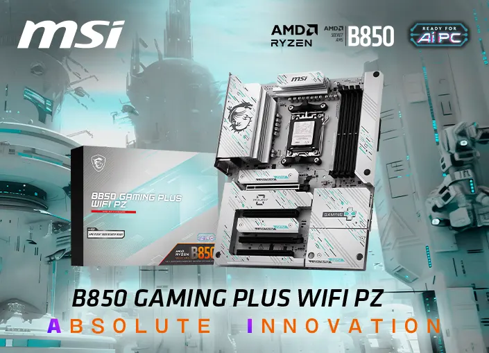 Das neue MSI B850 Gaming Plus WiFi PZ
