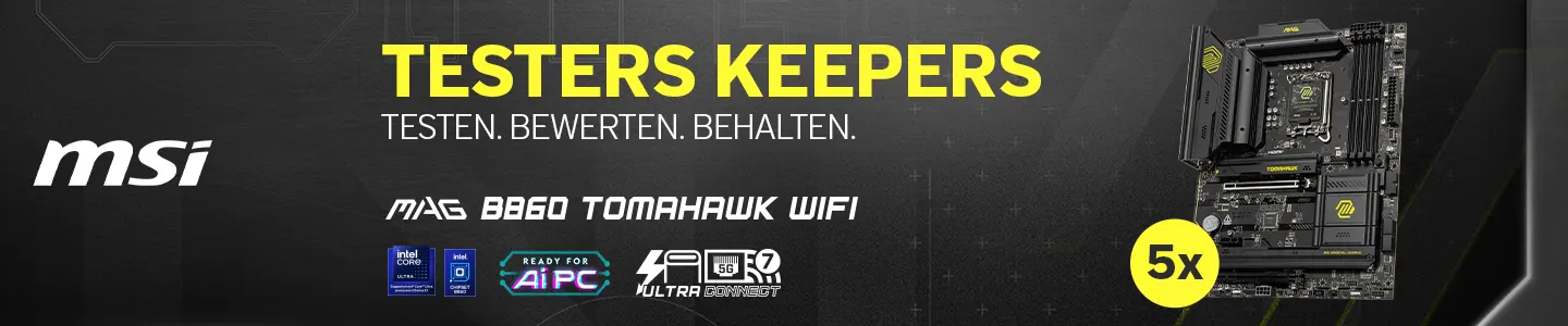 Testers Keepers MSI B860 Tomahawk