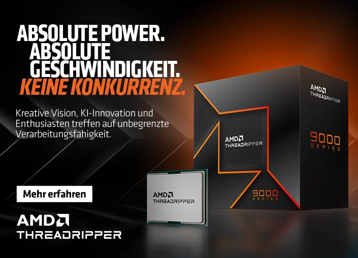 Performance pur. Entwickelt für Enthusiasten und kreative Profis.