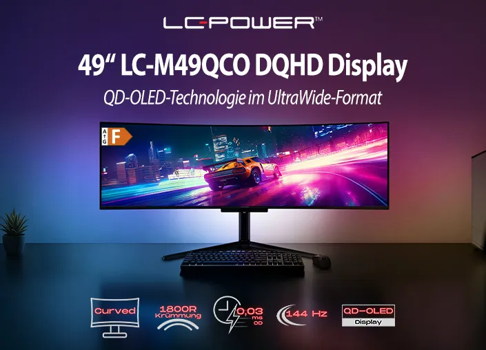 QD-OLED Technologie im UltraWide-Format