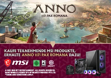 ANNO 117 Gamebundle mit ausgewählten MSI Produkten