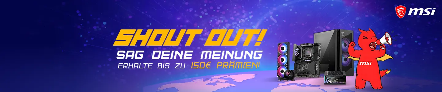 MSI Shout Out Gamesplanet Promo