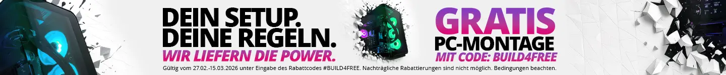 Dein Setup. Deine Regeln. Wir liefern die Power.