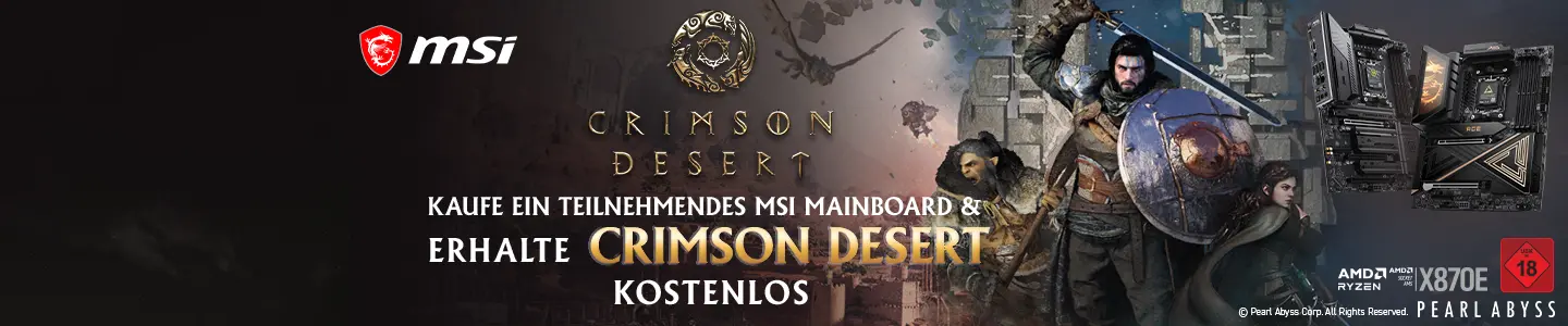 MSI CRIMSON DESERT MAINBOARD BUNDLE