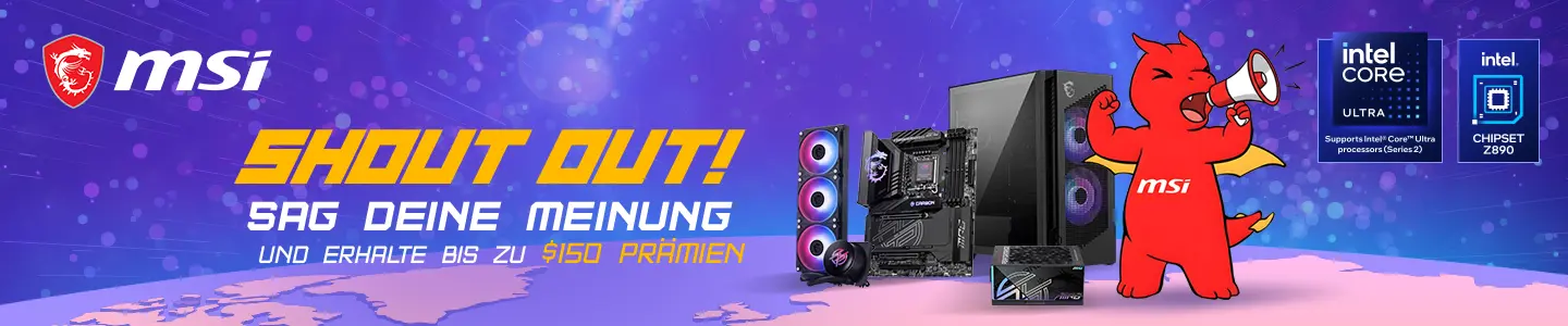 MSI Shout Out Aktion