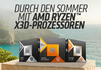 Durch den Sommer mit AMD Ryzen X3D Prozessoren