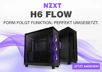 NZXT H6 Flow. Form folgt Funktion. Perfekt umgesetzt. .