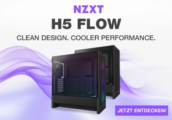 NZXT H5 Flow. Clean Design, Cooler Performance. Hier entdecken!