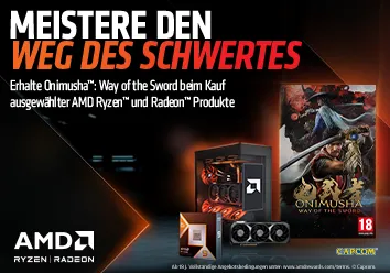 Beim Kauf ausgew&auml;hlter AMD Ryzen und Radeon Produkte