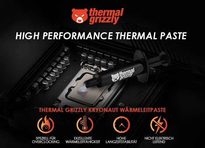 Thermal Grizzly Aeronaut und Kryonaut Waermeleitpaste