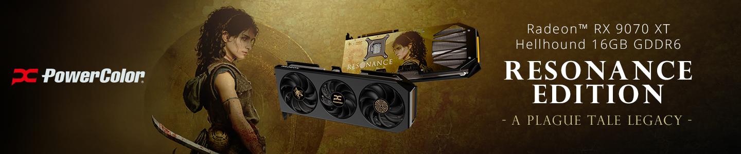 PowerColor Radeon RX 9070 XT Hellhound Resonance Edition