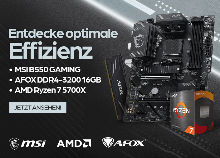 Optimale Effizienz erleben mit MSI, AMD & AFOX