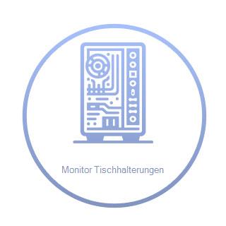 One for All Monitor Halterung Design Dual weiß