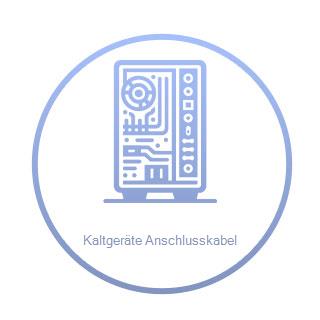1.50m Bachmann Kaltgeräte Verlängerungskabel ST18 Stecker
