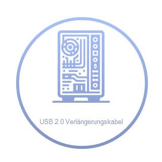 (€2,17*/1m) 1.80m Lanberg USB2.0 Verlängerungskabel USB A