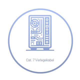 100.00m Elmat Cat. 7 Installationskabel S/FTP RJ45 Stecker auf RJ45