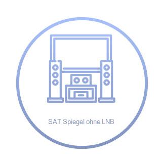 Kathrein Satellitenantenne Alu 85cm graphit m.Masth offset m.Systemh