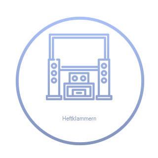 Laurel B&uuml;roklammern farbsortiert kunststoff&uuml;berzogen, 200