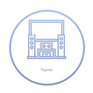 Pagna Karton-Register DIN A4 5-teilig 5-farbig farbige Taben