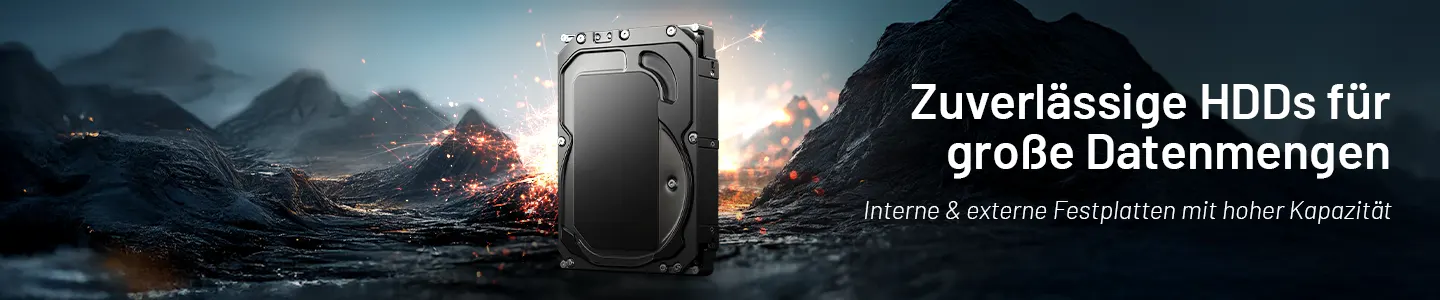 Zuverlssige HDDs fr groe Datenmengen