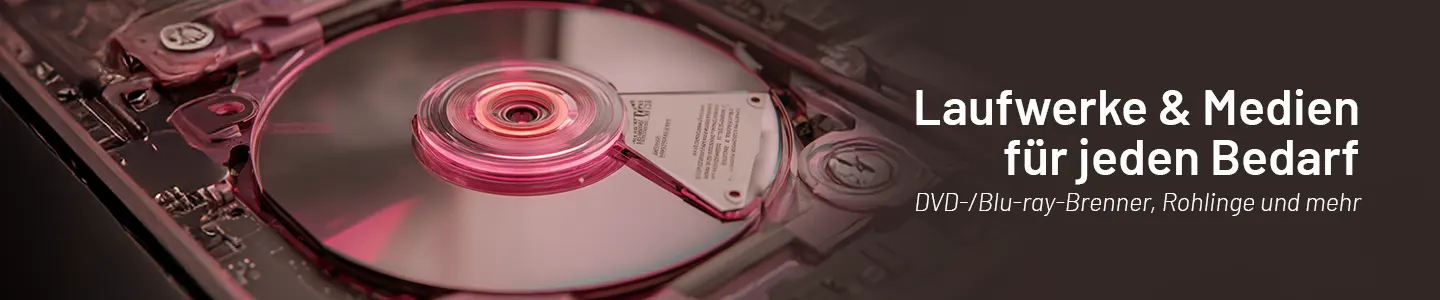 Laufwerke & Medien fr jeden Bedarf