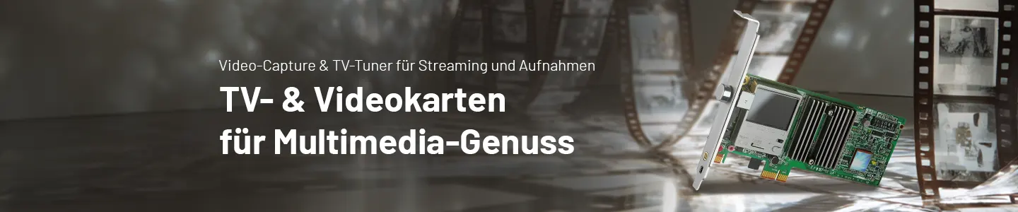 TV- & Videokarten f�r Multimedia-Genuss