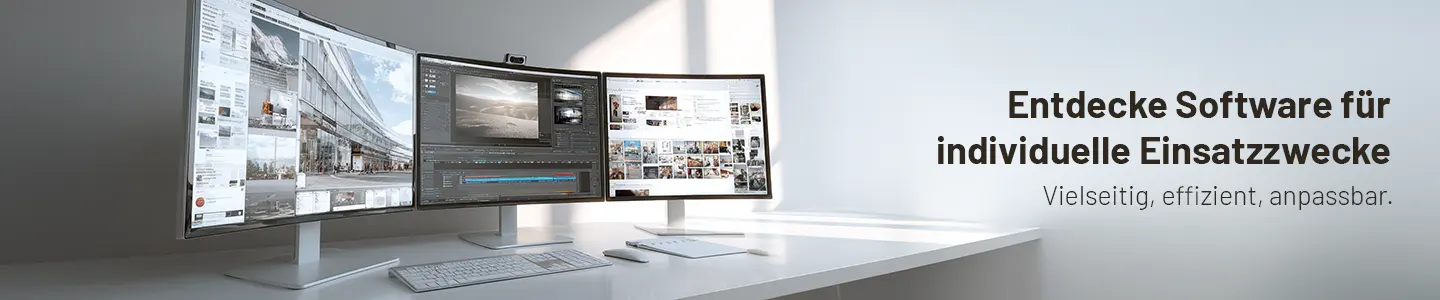 Entdecke Software fr individuelle Einsatzzwecke