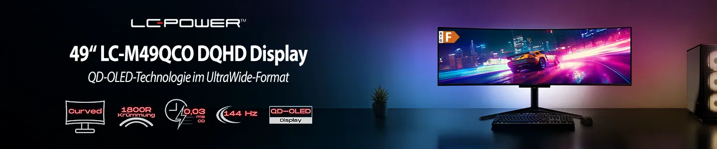 49 Zoll LC-Power LC-M49QCO Monitor