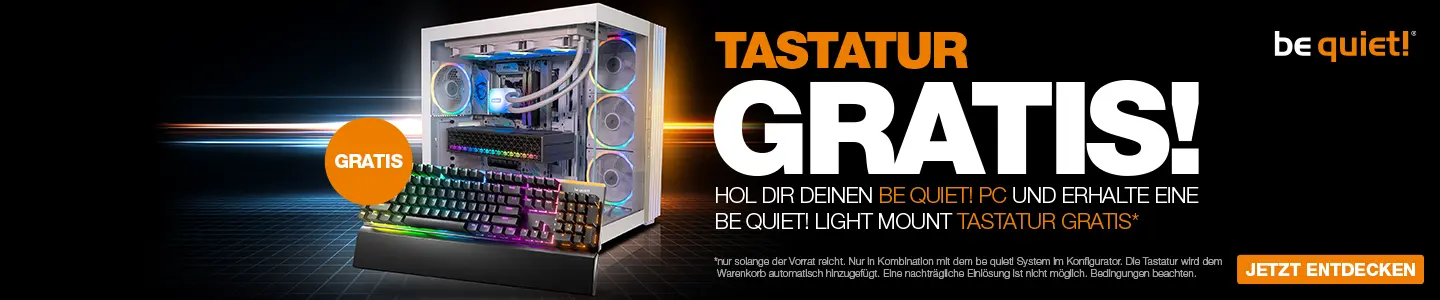 be quiet! gratis Tastatur