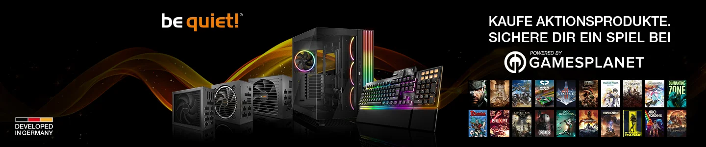 be quiet! Gamesplanet Gamebundle