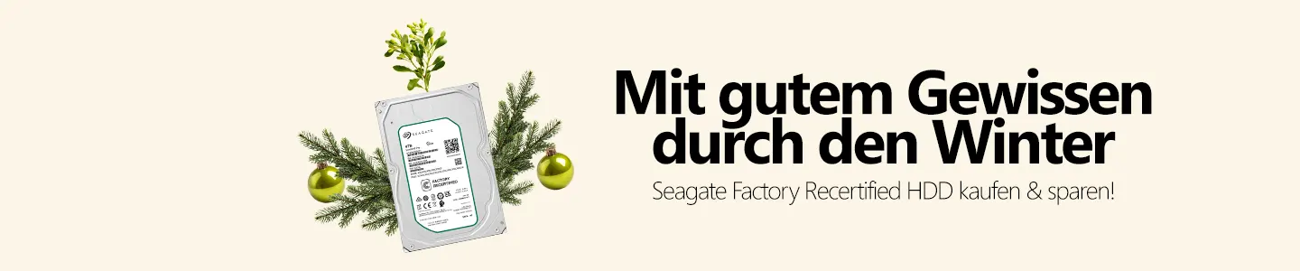 Seagate Factory Recertified HDD Winter Design