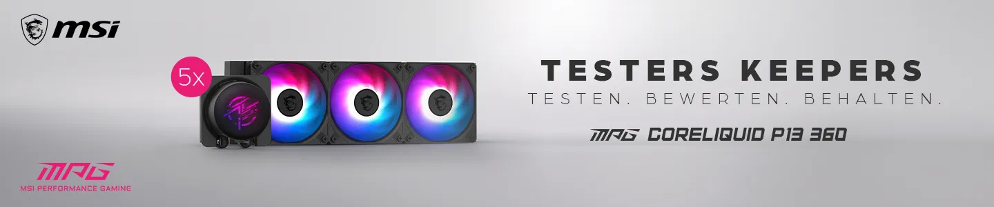 Testers Keepers mit MSI MPG CORELIQUID P13
