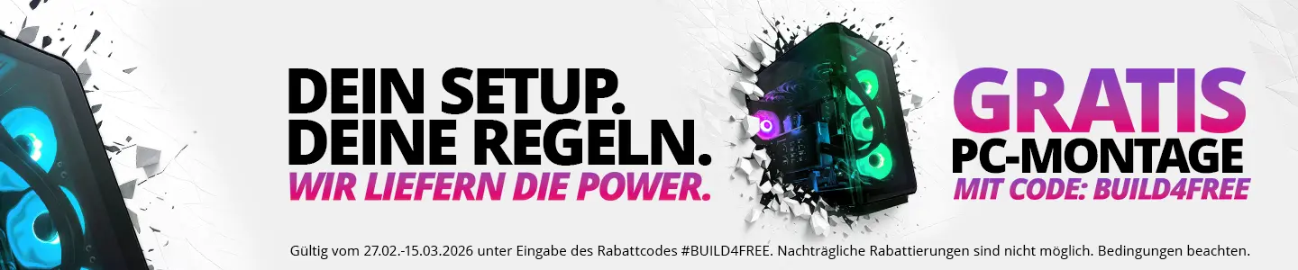 Dein Setup. Deine Regeln. Wir liefern die Power.