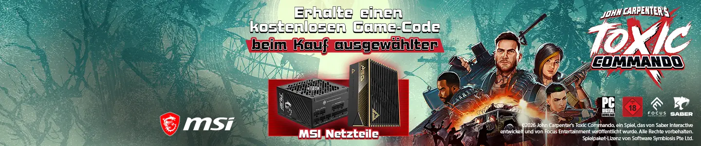 MSI John Carpenters Toxic Commando PSU Bundle