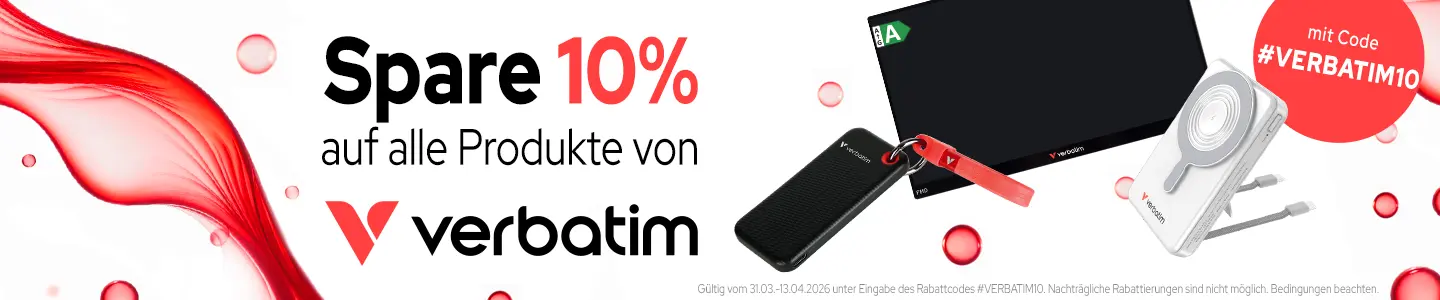 Verbatim 10% auf alle Artikel