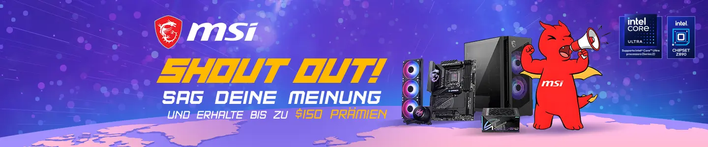 MSI Shout Out Aktion