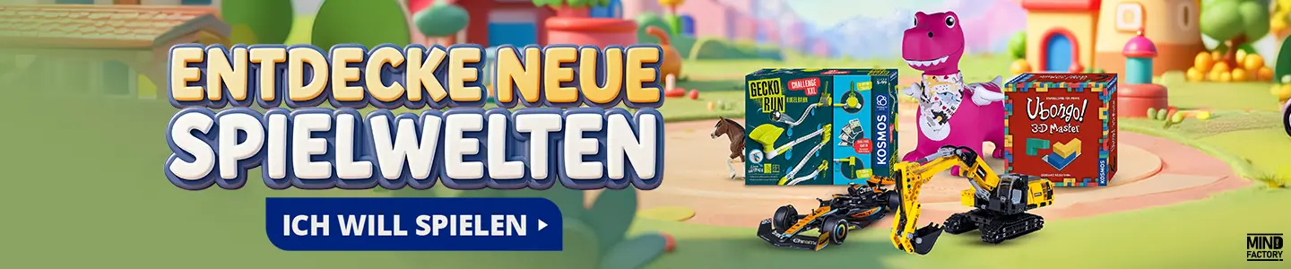 Entdecke neue Spielwelten