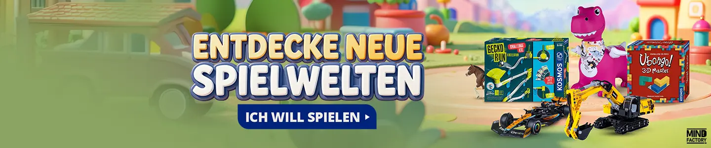 Entdecke neue Spielwelten