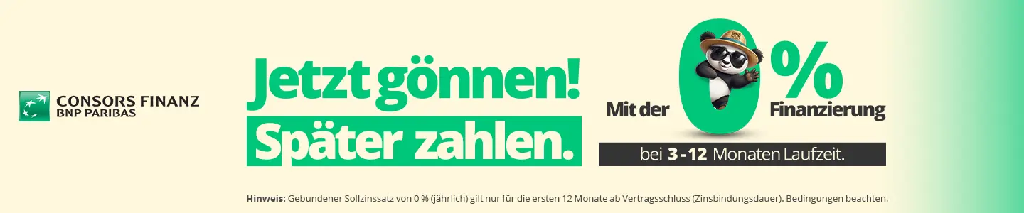 Jetzt g�nnen! Sp�ter zahlen.