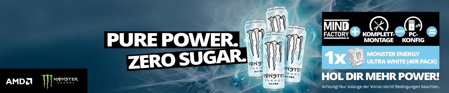 Monster Energy Ultra White 4er Pack gratis