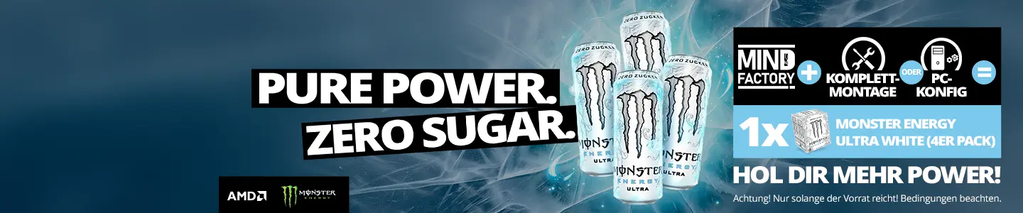 Monster Energy Ultra White 4er Pack gratis
