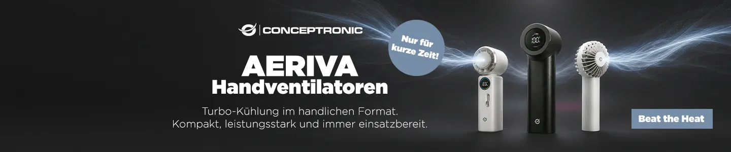Conceptronic Aeriva Handventilatoren