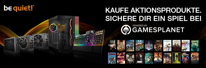 be quiet! Gamesplanet Gamebundle