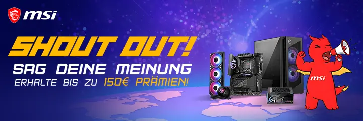 MSI Shout Out Gamesplanet Promo