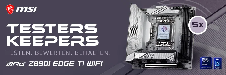 Testers Keepers mit MSI MPG Z890I EDGE TI WIFI